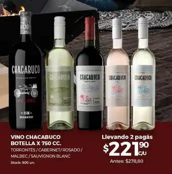 Super MAMI Chacabuco Vino Botella x 750cc oferta