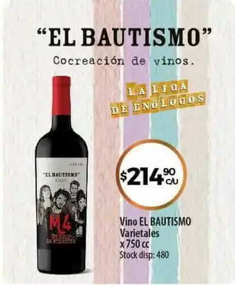 Super MAMI El Bautismo Vino x 750cc oferta
