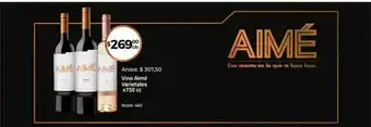 Super MAMI Aimé Vino Varietales x 750cc oferta