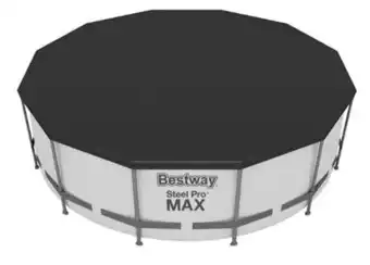 Cobertor pileta bestway 3.66m fast set y estructural mod.58037