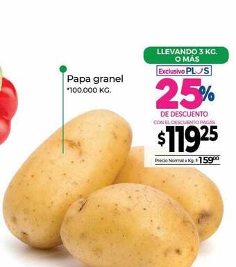 La Anonima Papa granel oferta