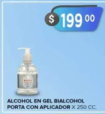 Alcohol en gel bialcohol porte con aplicador