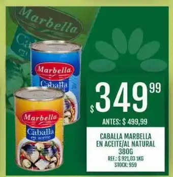 Supermercados Todo Caballa marbella en aceite al natural oferta