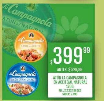 Supermercados Todo Atún la campagnola en aceite al natural oferta
