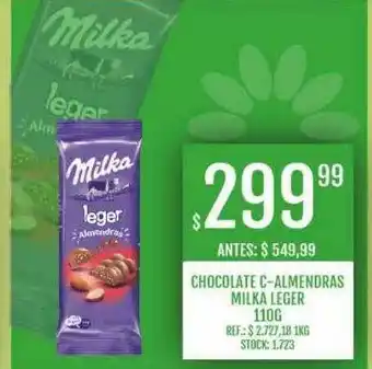 Supermercados Todo Chocolate c-almendras milka leger oferta