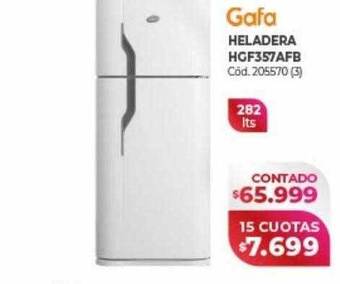 Naldo Lombardi Gafa heladera hgf357afb oferta