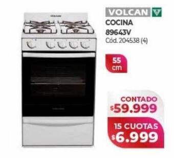 Naldo Lombardi Volcan cocina oferta