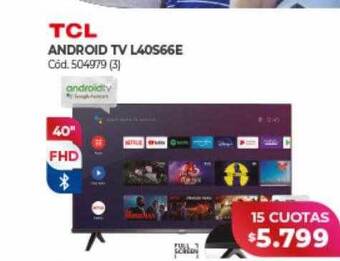 Naldo Lombardi Tcl android tv l40s66e oferta