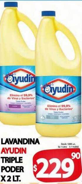 Supermercados Mariano Max Lavandina ayudin triple poder oferta