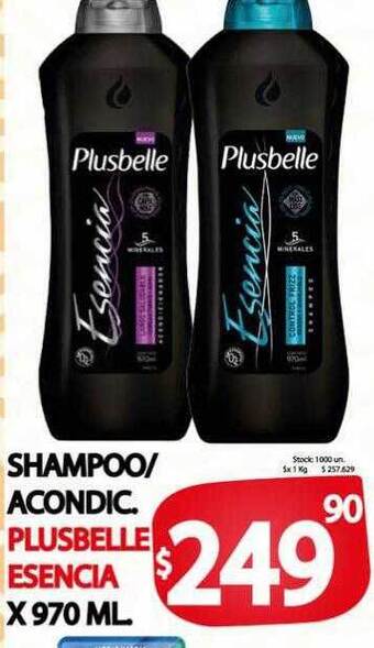 Supermercados Mariano Max Shampoo acondic. plusbelle esencia oferta