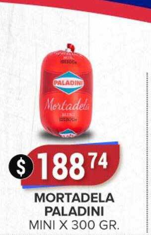 Supermercados Mayor Mortadela paladini oferta