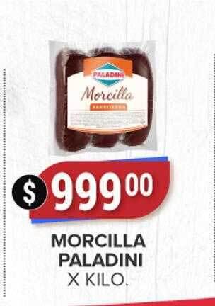 Supermercados Mayor Morcilla paladini oferta