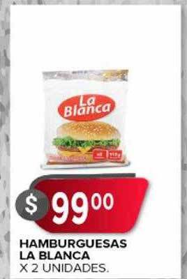 Supermercados Mayor Hamburguesas la blanca oferta