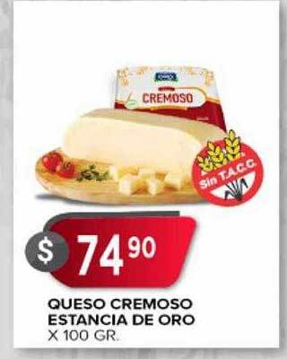 Supermercados Mayor Queso cremoso estancia de oro oferta