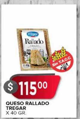 Supermercados Mayor Queso rallado tregar oferta