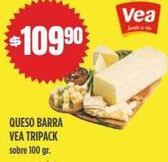 Supermercados Vea Queso barra vea tripack oferta