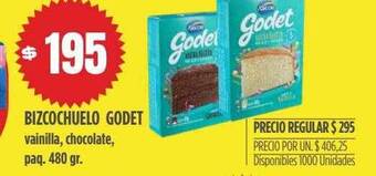 Bizcochuelo godet