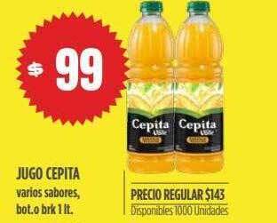 Supermercados Vea Jugo cepita oferta