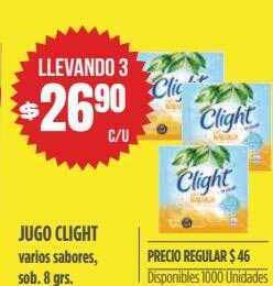 Supermercados Vea Jugo clight oferta