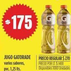 Supermercados Vea Jugo gatorade oferta
