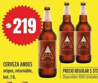 Supermercados Vea Cerveza andes oferta