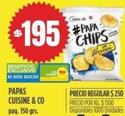 Supermercados Vea Papas cuisine & co oferta