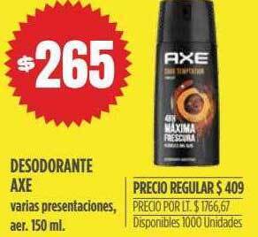 Supermercados Vea Desodorante axe oferta