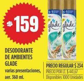 Supermercados Vea Desodorante de ambientes glade oferta
