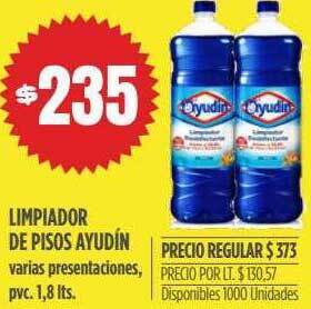 Supermercados Vea Limpiador de pisos ayudín oferta