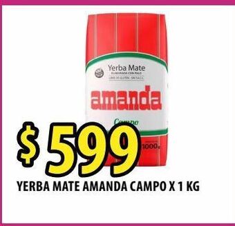 Punto Mayorista Yerba mate amanda campo x 1 kg oferta