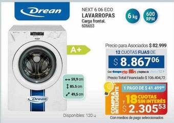Cooperativa Obrera Lavarropas drean oferta