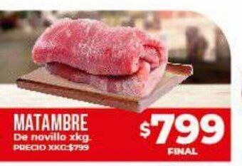 Supermayorista Vital Matambre De novillo x kg oferta