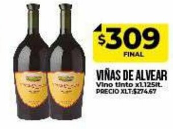 Supermayorista Vital Viñas De Alvear Vino tinto x 1.125lt. oferta
