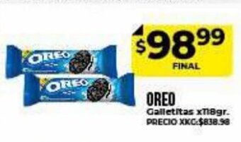 Supermayorista Vital Oreo Galletitas x 118gr. oferta