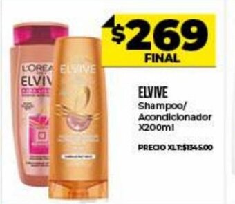Supermayorista Vital Elvive Shampoo/Acondicionador x 200ml oferta