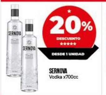 Supermayorista Vital Sernova Vodka x 700cc oferta