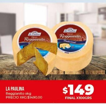 Supermayorista Vital La Paulina Reggianito xkg oferta
