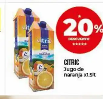 Supermayorista Vital Citric Jugo de naranja x 1,5lt oferta