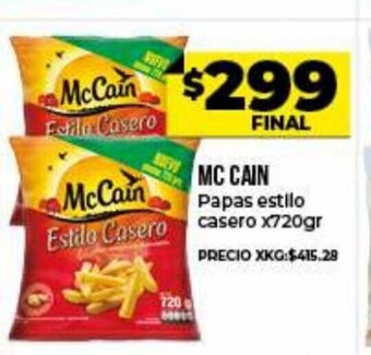 Supermayorista Vital Mc Cain Papas estilo casero x 720gr oferta