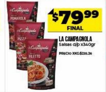 Supermayorista Vital La Campagnola Salsas d/p x 340gr oferta