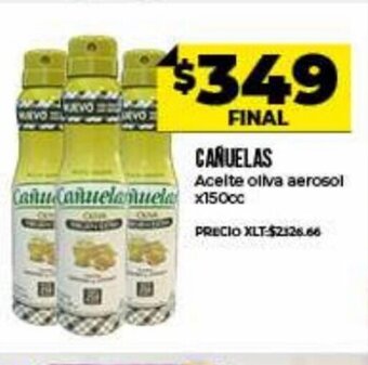 Supermayorista Vital Cañuelas Aceite oliva aerosol x 150cc oferta