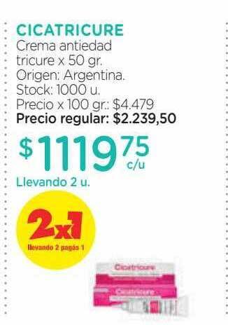 Farmacity Cicatricure crema antiedad tricure oferta