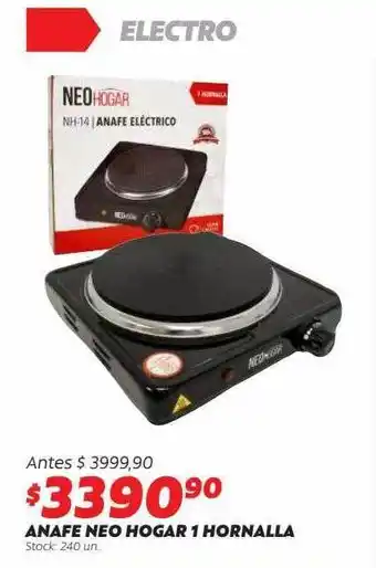 Ferniplast Anafe neo hogar 1 hornalla oferta