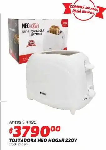 Ferniplast Tostadora neo hogar 220v oferta