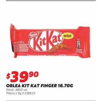 Ferniplast Oblea kit kat finger oferta