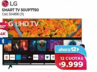 Naldo Lombardi Lg smart tv 50up7750 oferta
