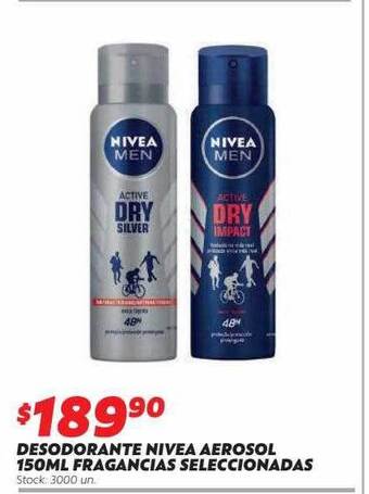 Ferniplast Desodorante nivea aerosol fragancias seleccionadas oferta
