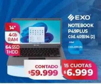 Naldo Lombardi Exo notebook p49plus oferta