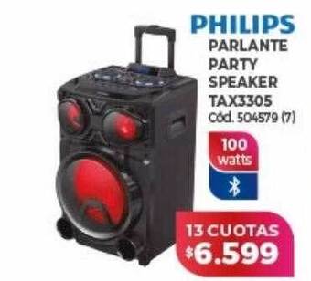 Naldo Lombardi Philips parlante party speaker tax3305 oferta