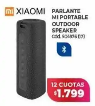 Naldo Lombardi Mi xiaomi parlante mi portable outdoor speaker oferta